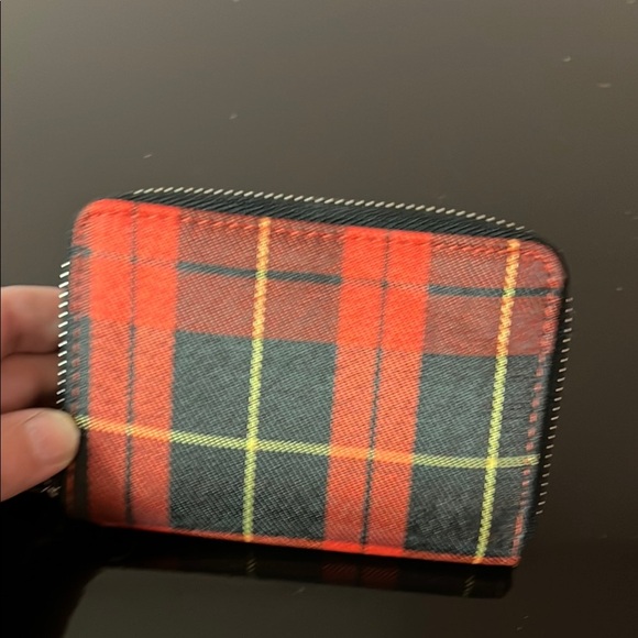 Plaid Red and Black Wallet - Picture 4 of 5